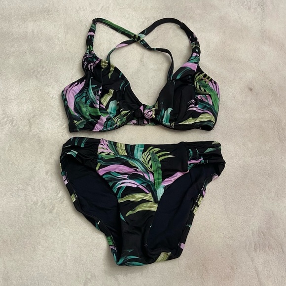 New! SET Seafolly Las Palmas Bikini Set NWOT 28564 - Picture 2 of 9